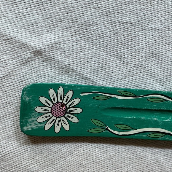 Celestial & flower handmade incense holder - Picture 3 of 6